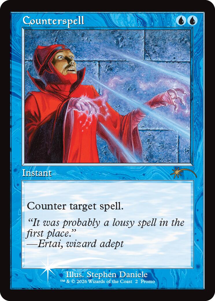 Counterspell (Retro Frame) [MagicFest 2025] | Exor Games New Glasgow