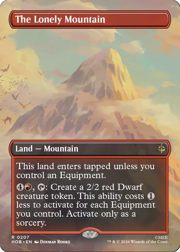 The Lonely Mountain (Borderless) (0207) [The Hobbit] | Exor Games New Glasgow