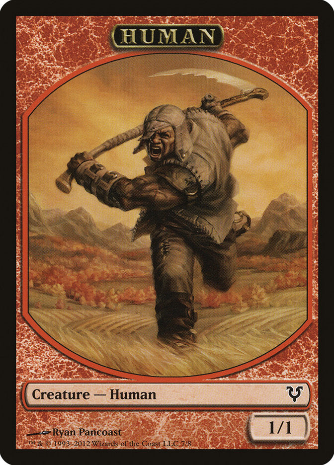 Human Token (7/8) [Avacyn Restored Tokens] | Exor Games New Glasgow