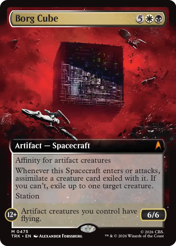 Borg Cube (Extended Art) [Star Trek] | Exor Games New Glasgow