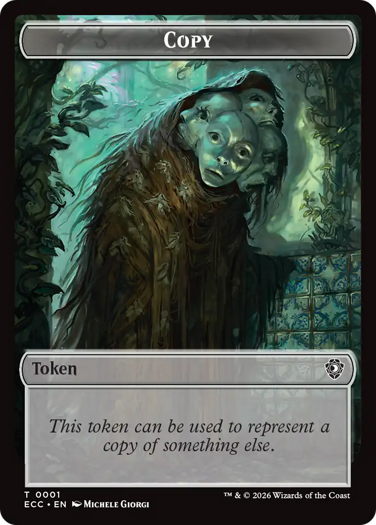 Treasure // Copy Double-Sided Token [Lorwyn Eclipsed Tokens] | Exor Games New Glasgow