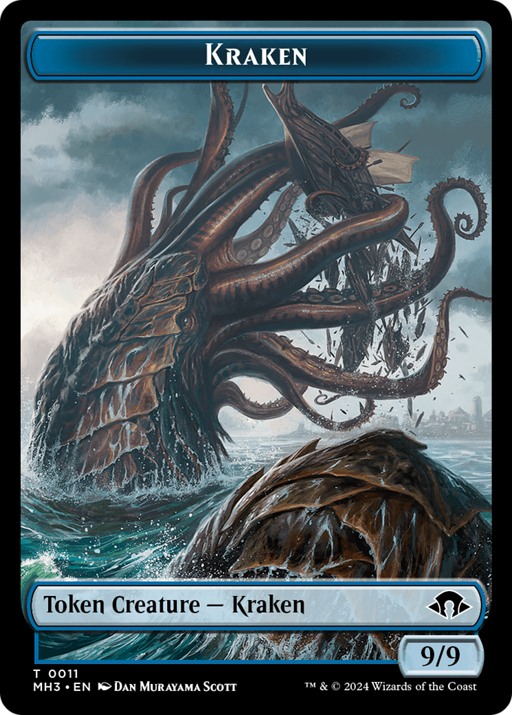 Kraken // Energy Reserve Double-Sided Token [Modern Horizons 3 Tokens] | Exor Games New Glasgow