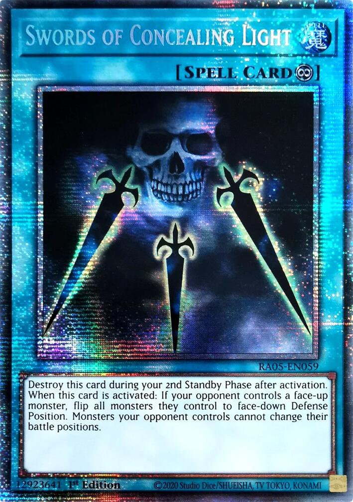 Swords of Concealing Light (Starlight Rare) [RA05-EN059] Starlight Rare | Exor Games New Glasgow