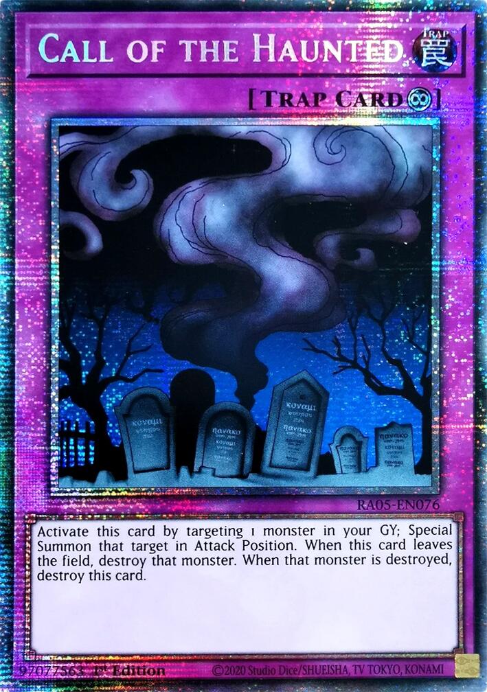 Call of the Haunted (Starlight Rare) [RA05-EN076] Starlight Rare | Exor Games New Glasgow