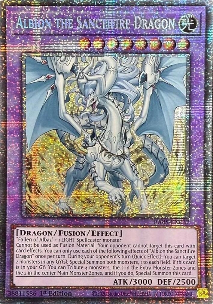 Albion the Sanctifire (Starlight Rare) [RA05-EN037] Starlight Rare | Exor Games New Glasgow