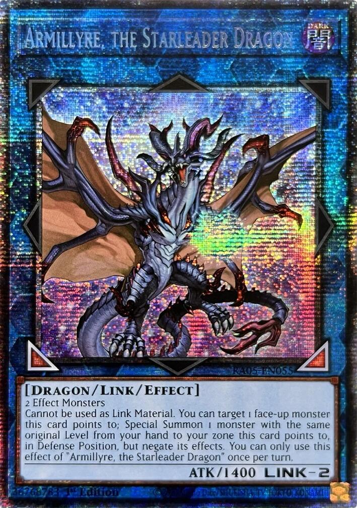 Armillyre, the Starleader Dragon (Starlight Rare) [RA05-EN055] Starlight Rare | Exor Games New Glasgow