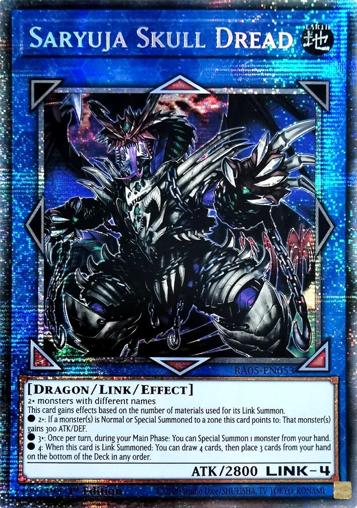 Saryuja Skull Dread (Starlight Rare) [RA05-EN053] Starlight Rare | Exor Games New Glasgow