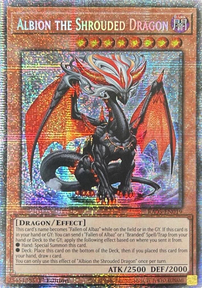 Albion the Shrouded Dragon (Starlight Rare) [RA05-EN019] Starlight Rare | Exor Games New Glasgow