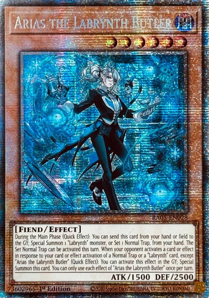 Arias the Labrynth Butler (Starlight Rare) [RA05-EN028] Starlight Rare | Exor Games New Glasgow