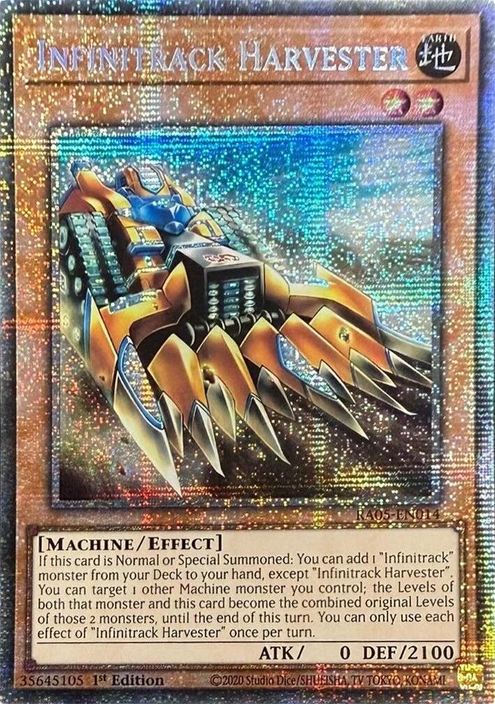 Infinitrack Harvester (Starlight Rare) [RA05-EN014] Starlight Rare | Exor Games New Glasgow