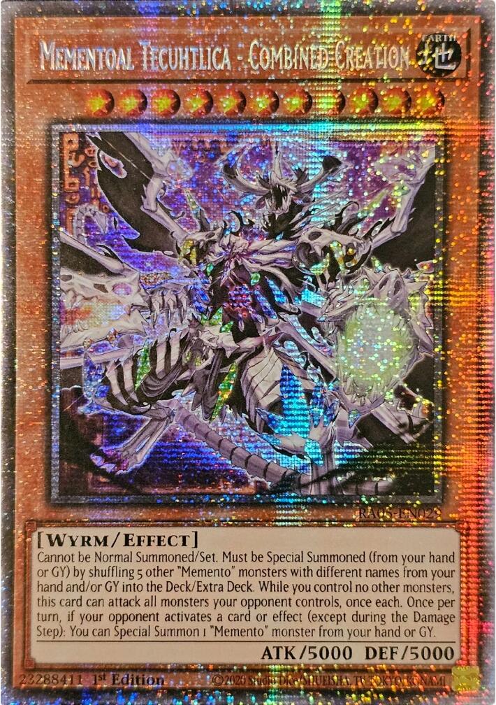 Mementoal Tecuhtlica - Combined Creation (Starlight Rare) [RA05-EN029] Starlight Rare | Exor Games New Glasgow