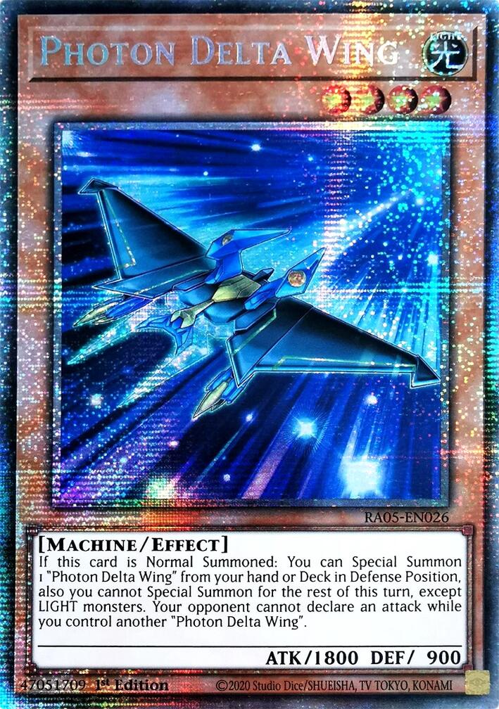Photon Delta Wing (Starlight Rare) [RA05-EN026] Starlight Rare | Exor Games New Glasgow