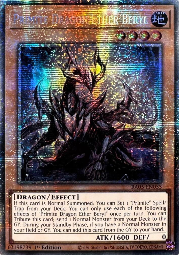 Primite Dragon Ether Beryl (Starlight Rare) [RA05-EN033] Starlight Rare | Exor Games New Glasgow