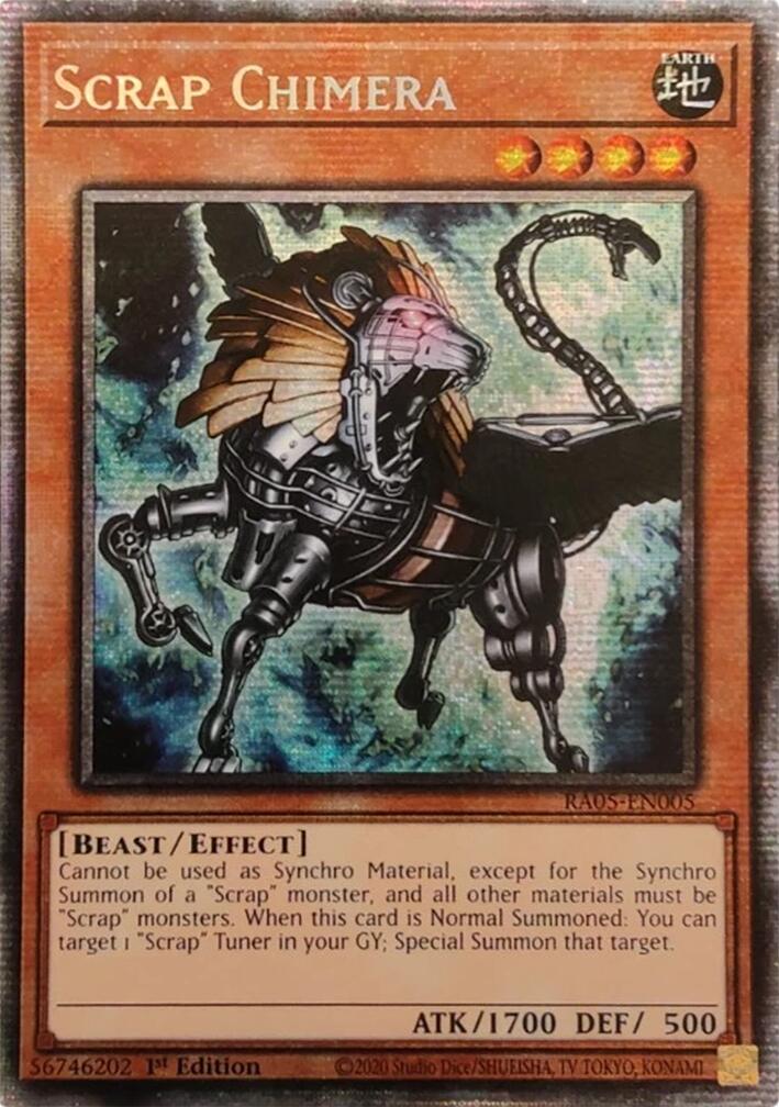 Scrap Chimera (Starlight Rare) [RA05-EN005] Starlight Rare | Exor Games New Glasgow