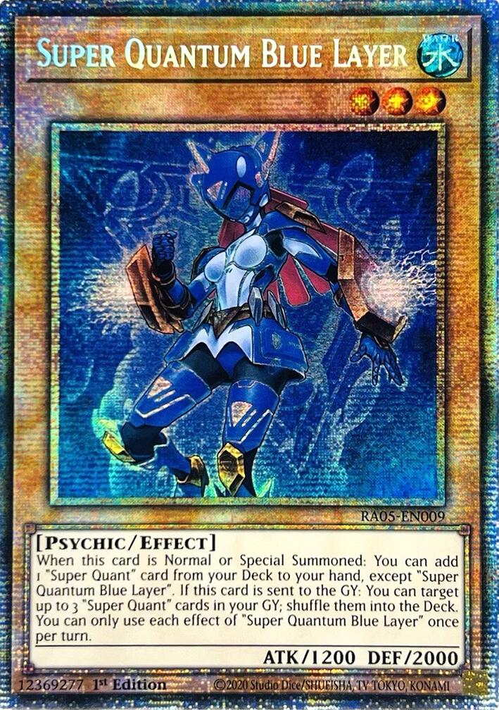 Super Quantum Blue Layer (Starlight Rare) [RA05-EN009] Starlight Rare | Exor Games New Glasgow