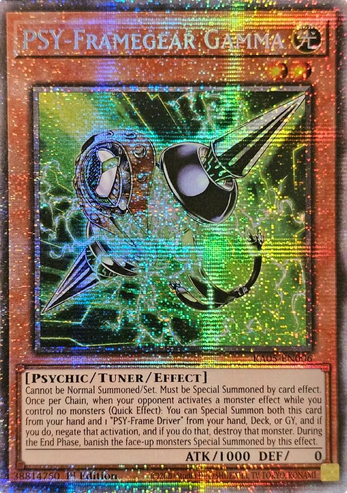 PSY-Framegear Gamma (Starlight Rare) [RA05-EN006] Starlight Rare | Exor Games New Glasgow