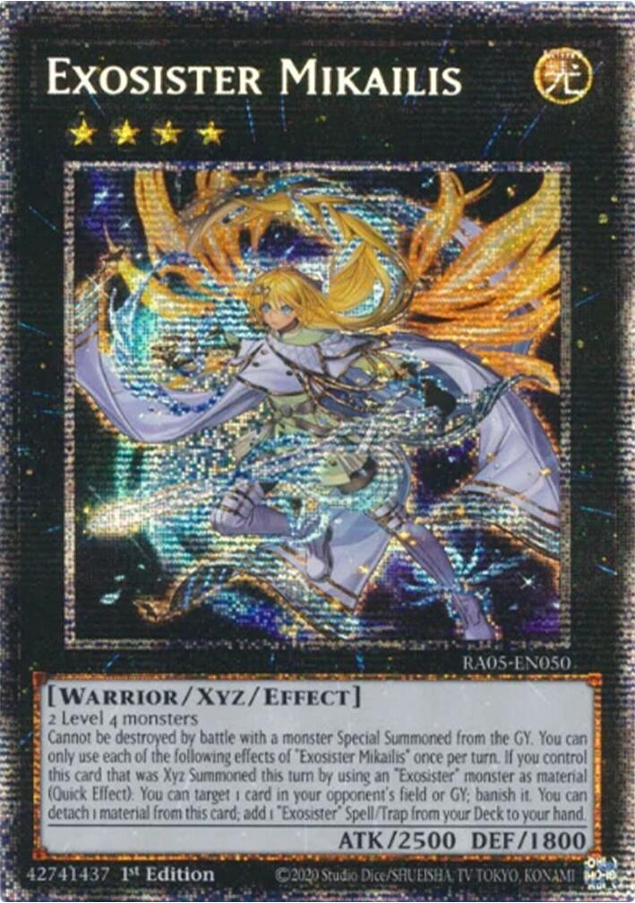 Exosister Mikailis (Starlight Rare) [RA05-EN050] Starlight Rare | Exor Games New Glasgow