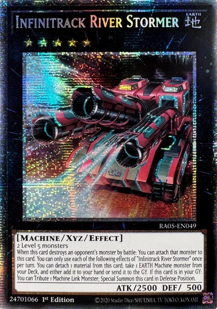 Infinitrack River Stormer (Starlight Rare) [RA05-EN049] Starlight Rare | Exor Games New Glasgow