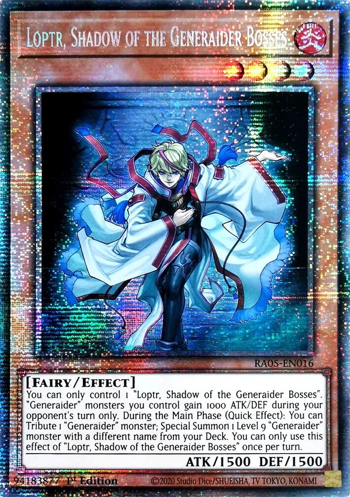 Loptr, Shadow of the Generaider Bosses (Starlight Rare) [RA05-EN016] Starlight Rare | Exor Games New Glasgow