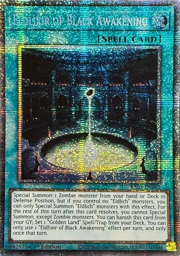 Eldlixir of Black Awakening (Starlight Rare) [RA05-EN065] Starlight Rare | Exor Games New Glasgow