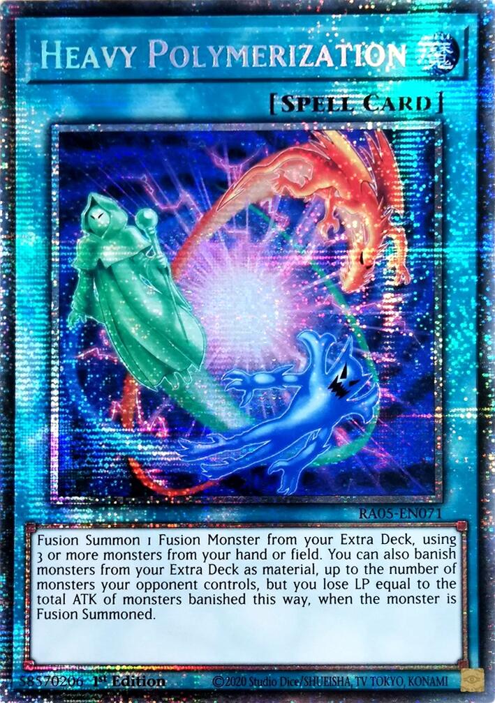 Heavy Polymerization (Starlight Rare) [RA05-EN071] Starlight Rare | Exor Games New Glasgow