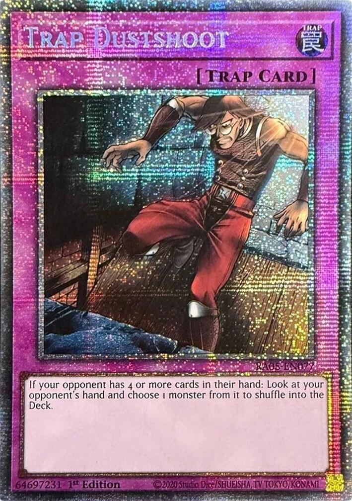 Trap Dustshoot (Starlight Rare) [RA05-EN077] Starlight Rare | Exor Games New Glasgow