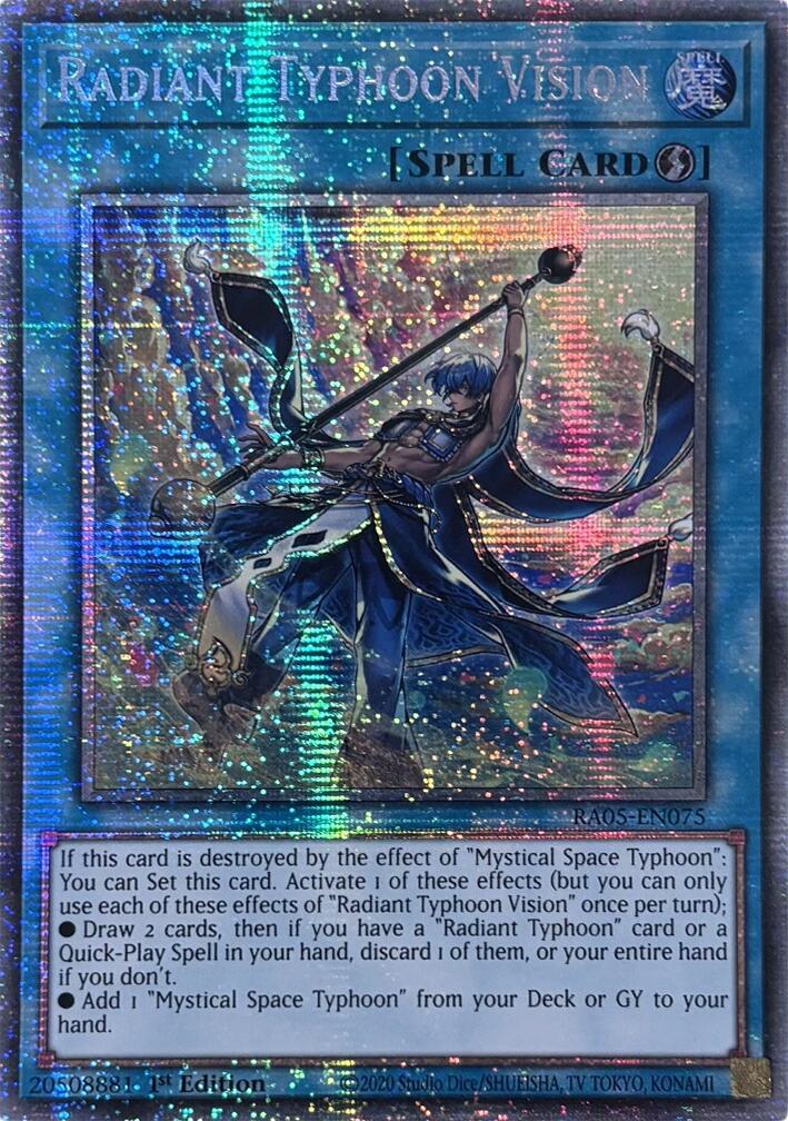 Radiant Typhoon Vision (Starlight Rare) [RA05-EN075] Starlight Rare | Exor Games New Glasgow