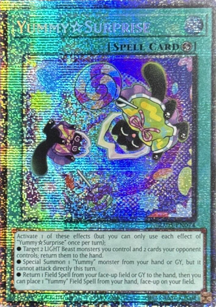 YummySurprise (Starlight Rare) [RA05-EN074] Starlight Rare | Exor Games New Glasgow
