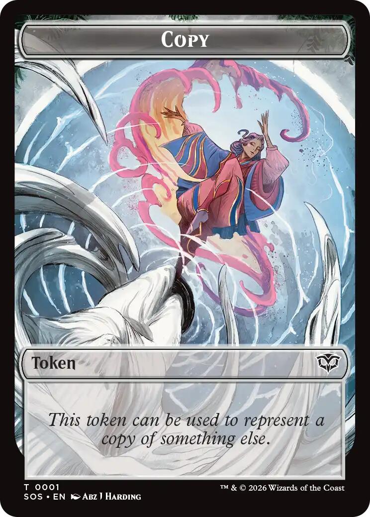 Contract // Copy Double-Sided Token [Secrets of Strixhaven Commander Tokens] | Exor Games New Glasgow
