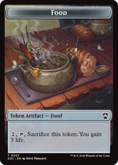 Food // Frog Lizard Double-Sided Token [Secrets of Strixhaven Commander Tokens] | Exor Games New Glasgow