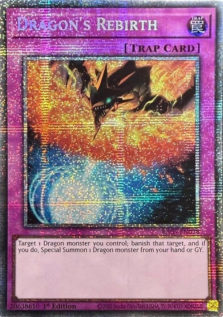 Dragon's Rebirth (Starlight Rare) [RA05-EN078] Starlight Rare | Exor Games New Glasgow