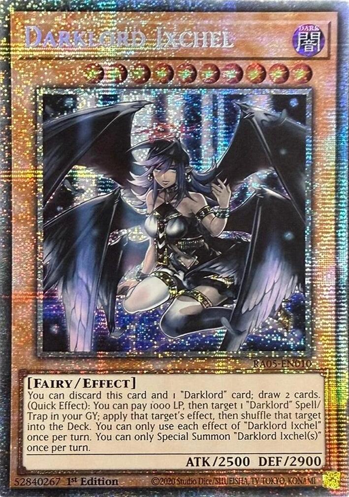 Darklord Ixchel (Starlight Rare) [RA05-EN010] Starlight Rare | Exor Games New Glasgow