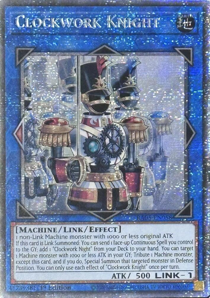 Clockwork Knight (Starlight Rare) [RA05-EN058] Starlight Rare | Exor Games New Glasgow