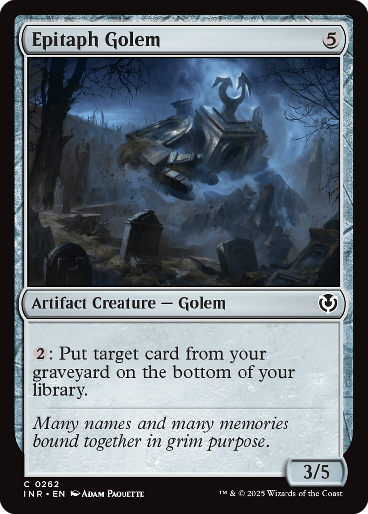 Epitaph Golem [Innistrad Remastered] | Exor Games New Glasgow