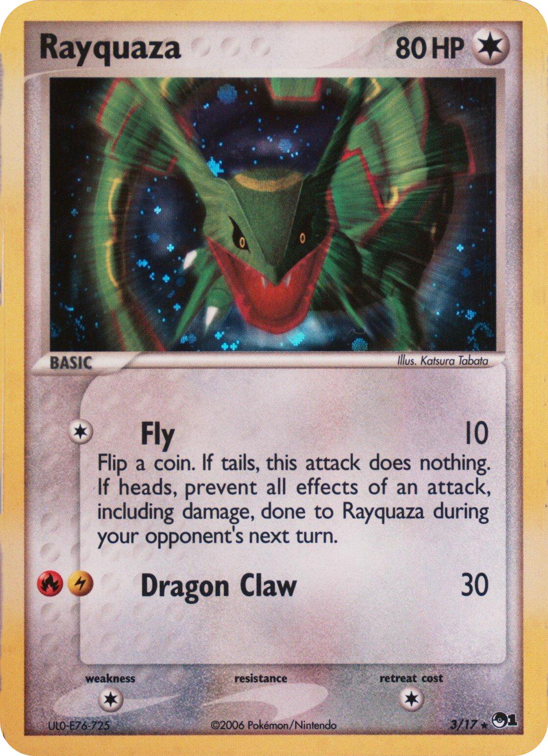 Rayquaza (003/017) (2006) [Miscellaneous Cards] | Exor Games New Glasgow