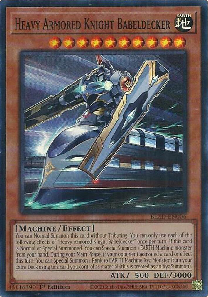 Heavy Armored Knight Babeldecker [BLZD-EN006] Super Rare | Exor Games New Glasgow