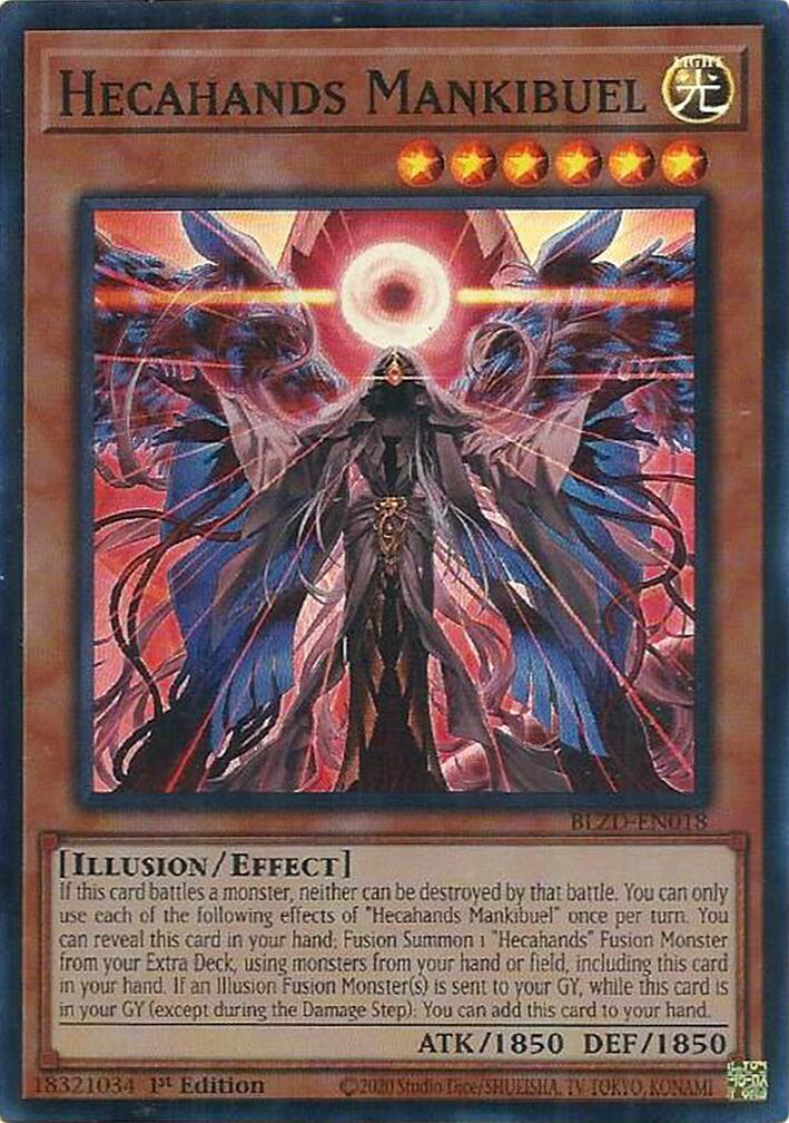 Hecahands Mankibuel [BLZD-EN018] Super Rare | Exor Games New Glasgow