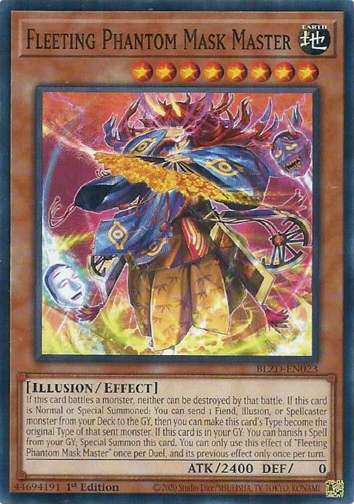 Fleeting Phantom Mask Master [BLZD-EN023] Common | Exor Games New Glasgow