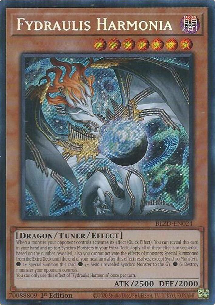 Fydraulis Harmonia [BLZD-EN024] Secret Rare | Exor Games New Glasgow
