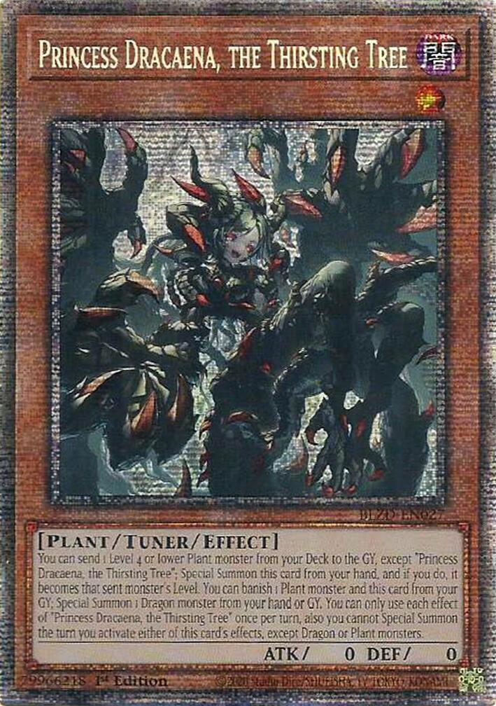 Princess Dracaena, the Thirsting Tree (Starlight Rare) [BLZD-EN027] Starlight Rare | Exor Games New Glasgow