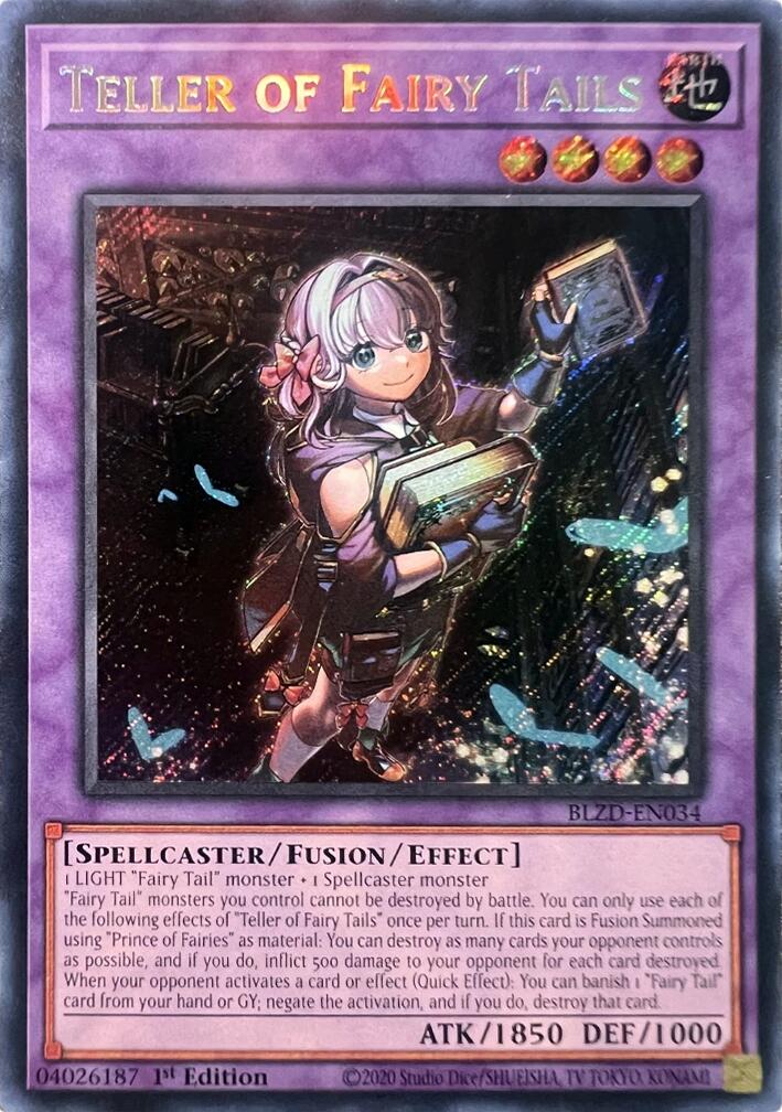 Teller of Fairy Tails [BLZD-EN034] Secret Rare | Exor Games New Glasgow