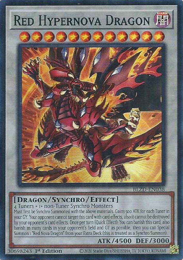 Red Hypernova Dragon [BLZD-EN038] Super Rare | Exor Games New Glasgow