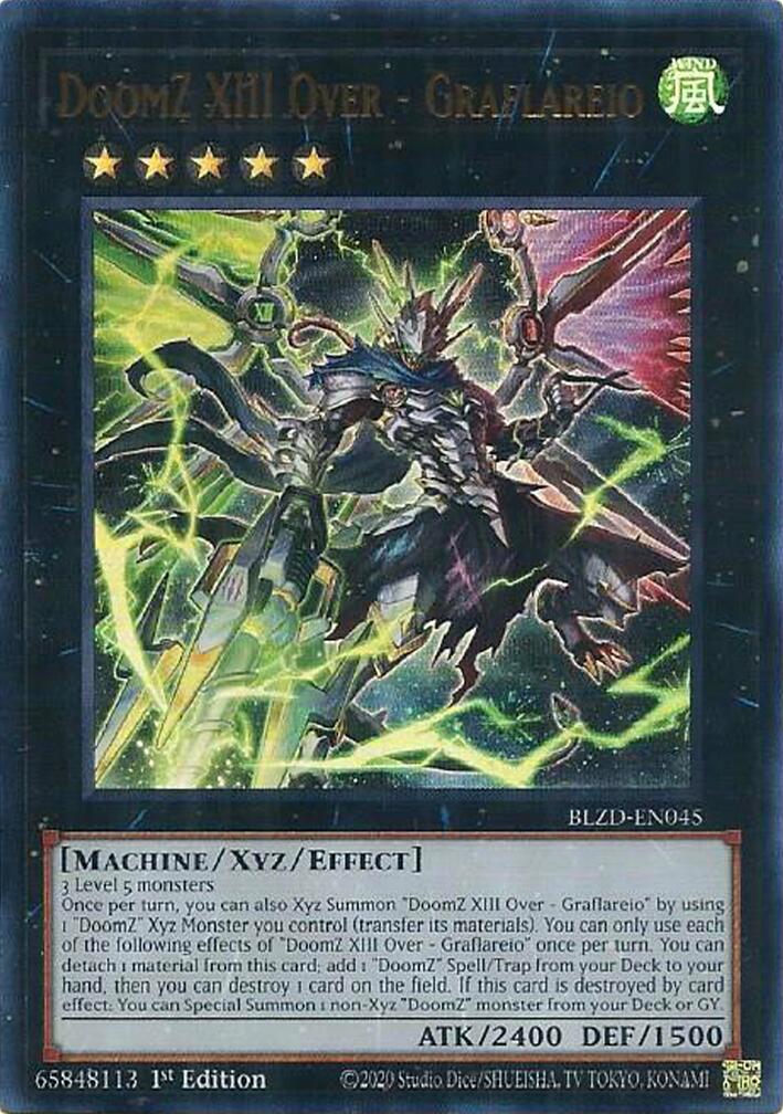 DoomZ XIII Over - Graflareio [BLZD-EN045] Ultra Rare | Exor Games New Glasgow