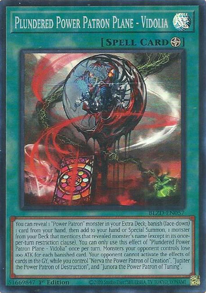 Plundered Power Patron Plane - Vidolia [BLZD-EN057] Super Rare | Exor Games New Glasgow