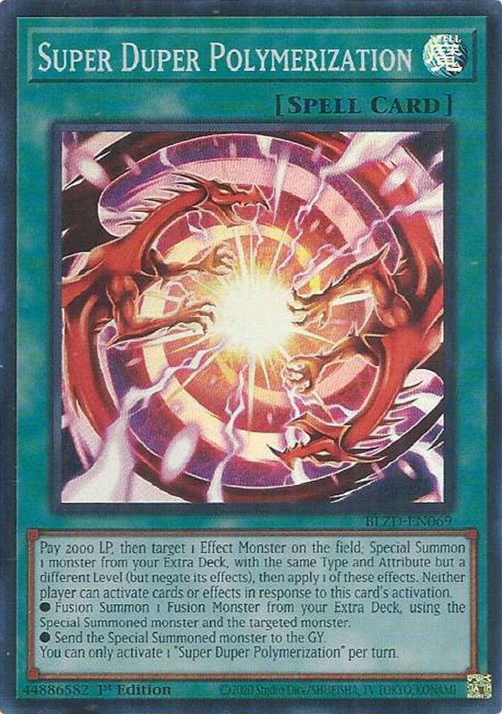 Super Duper Polymerization [BLZD-EN069] Super Rare | Exor Games New Glasgow