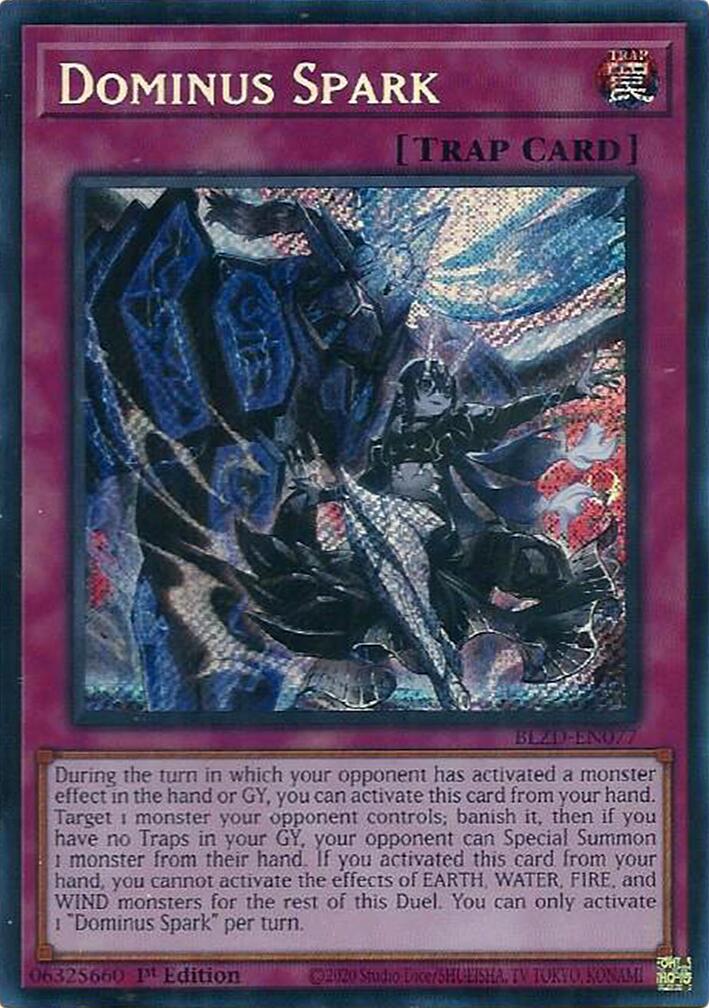 Dominus Spark [BLZD-EN077] Secret Rare | Exor Games New Glasgow