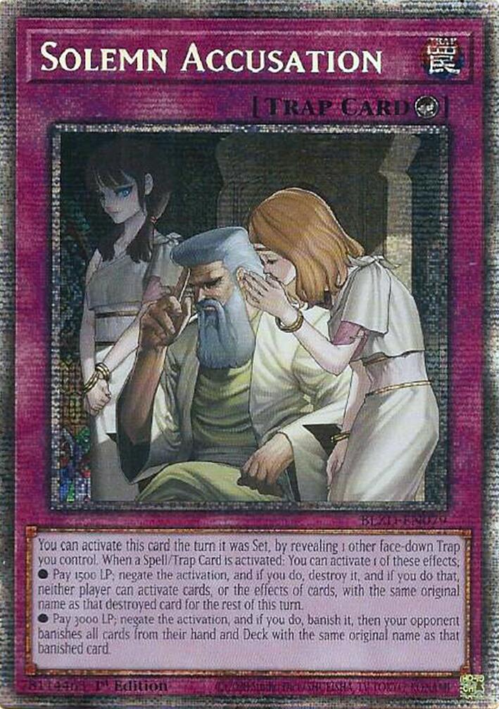 Solemn Accusation (Starlight Rare) [BLZD-EN079] Starlight Rare | Exor Games New Glasgow