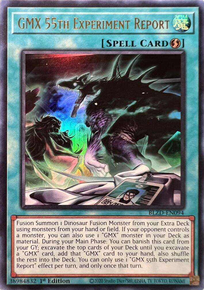 GMX 55th Experiment Report [BLZD-EN094] Ultra Rare | Exor Games New Glasgow