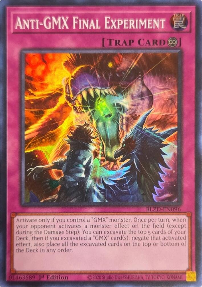 Anti-GMX Final Experiment [BLZD-EN096] Super Rare | Exor Games New Glasgow