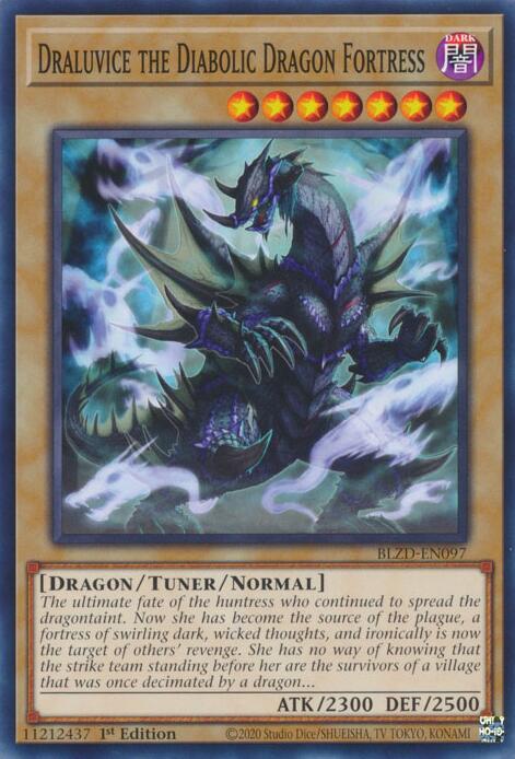 Draluvice the Diabolic Dragon Fortress [BLZD-EN097] Common | Exor Games New Glasgow